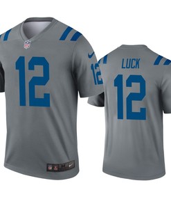 Indianapolis Colts Andrew Luck Gray Inverted Legend Jersey