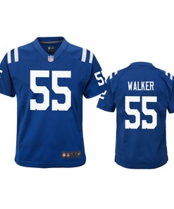 Indianapolis Colts Anthony Walker Royal Color Rush Game Jersey