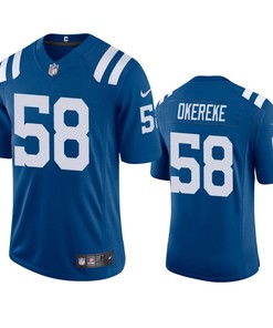 Indianapolis Colts Bobby Okereke Royal 2020 Vapor Limited Jersey - Mens