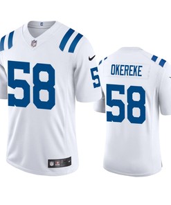 Indianapolis Colts Bobby Okereke White 2020 Vapor Limited Jersey - Mens