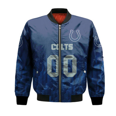 Indianapolis Colts Bomber Jacket Logo Sport Ombre - NFL