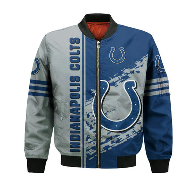 Indianapolis Colts Bomber Jacket Quarter Style - NFL