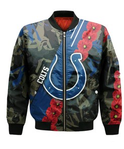 Indianapolis Colts Bomber Sport Style Keep Go on- NFL