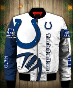 Indianapolis Colts Bomber jacket Graphic balls gift for fans
