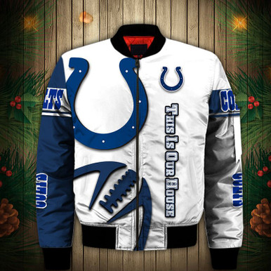 Indianapolis Colts Bomber jacket Graphic balls gift for fans