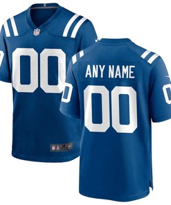 Indianapolis Colts Custom Game Jersey - Royal