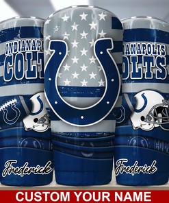 Indianapolis Colts Custom Name Tumbler - Personalized Gift for Fans