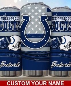 Indianapolis Colts Custom Name Tumbler - Personalized Gift for Fans