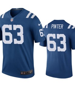 Indianapolis Colts Danny Pinter Royal Color Rush Legend Jersey