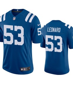Indianapolis Colts Darius Leonard Royal 2020 Vapor Limited Jersey - Mens