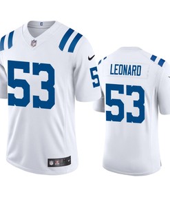 Indianapolis Colts Darius Leonard White 2020 Vapor Limited Jersey - Mens