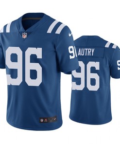 Indianapolis Colts Denico Autry Royal Nike Color Rush Limited Jersey