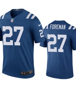 Indianapolis Colts Donta Foreman Royal Color Rush Legend Jersey