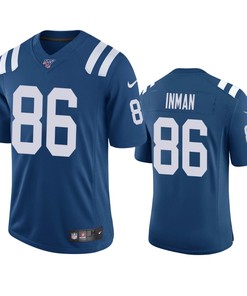 Indianapolis Colts Dontrelle Inman Royal 100th Season Vapor Limited Jersey