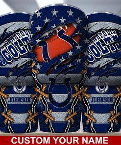 Indianapolis Colts Engraved Tumbler - Custom Name