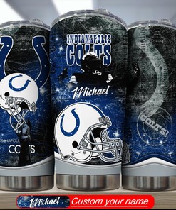 Indianapolis Colts Engraved Tumbler - Custom Name, Durable and Stylish