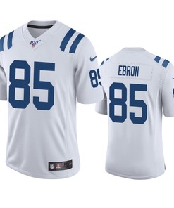 Indianapolis Colts Eric Ebron White 100th Season Vapor Limited Jersey