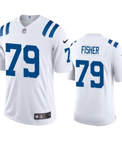 Indianapolis Colts Eric Fisher 79 White Vapor Limited Jersey