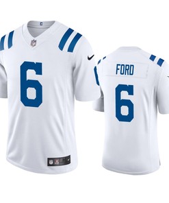 Indianapolis Colts Isaiah Ford 6 White Vapor Limited Jersey