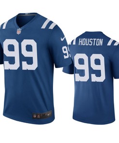 Indianapolis Colts Justin Houston Royal Color Rush Legend Jersey