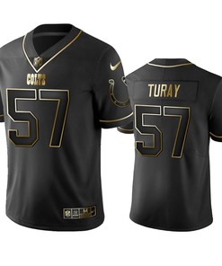 Indianapolis Colts Kemoko Turay Black Golden Edition 2019 Vapor Untouchable Limited Jersey - Mens