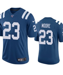 Indianapolis Colts Kenny Moore Royal 100th Season Vapor Limited Jersey