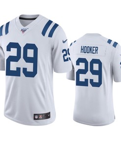 Indianapolis Colts Malik Hooker White 100th Season Vapor Limited Jersey