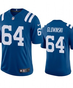 Indianapolis Colts Mark Glowinski Royal 2020 Vapor Limited Jersey - Mens