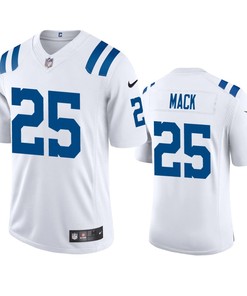 Indianapolis Colts Marlon Mack White 2020 Vapor Limited Jersey - Mens