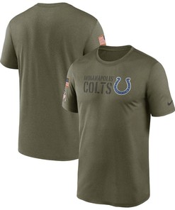 Indianapolis Colts Men 2022 Salute to Service Legend Team T-Shirt - Olive