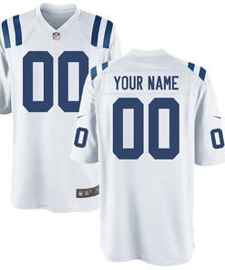 Indianapolis Colts Nike Youth Custom Game Jersey - White