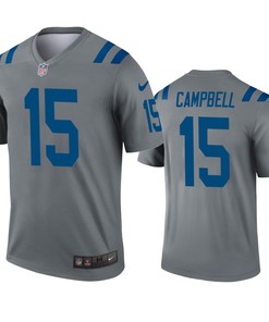 Indianapolis Colts Parris Campbell Gray Inverted Legend Jersey