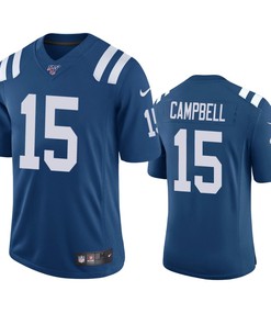 Indianapolis Colts Parris Campbell Royal 100th Season Vapor Limited Jersey
