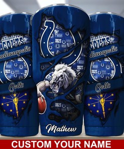 Indianapolis Colts Personalized Tumbler