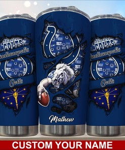 Indianapolis Colts Personalized Tumbler