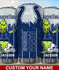 Indianapolis Colts Personalized Tumbler - Custom Name