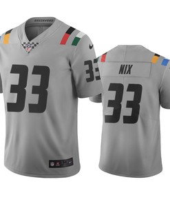 Indianapolis Colts Roosevelt Nix Gray City Edition Vapor Limited Jersey