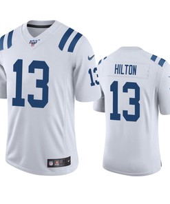 Indianapolis Colts T.y. Hilton White 100th Season Vapor Limited Jersey