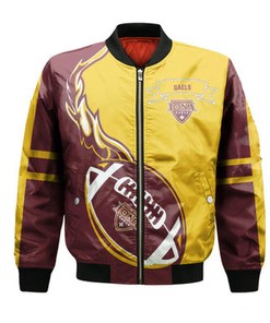Iona Gaels Bomber Jacket Flame Ball - NCAA