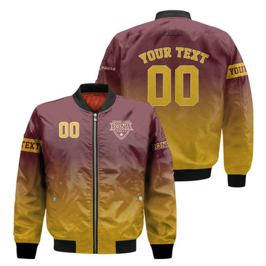 Iona Gaels Fadded Bomber Jacket - NCAA