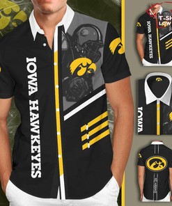 Iowa Hawkeyes Football Team All Over Print 3D Hawaiian Shirt
