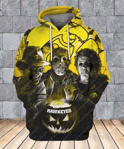 Iowa Hawkeyes Halloween 3D Full-Print
