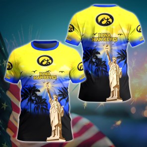Iowa Hawkeyes NCAA Flower Hawaii Shirt For Fans Ver 1