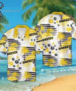 Iowa Hawkeyes Sports Fan Summer Vacation Hawaiian Shirt