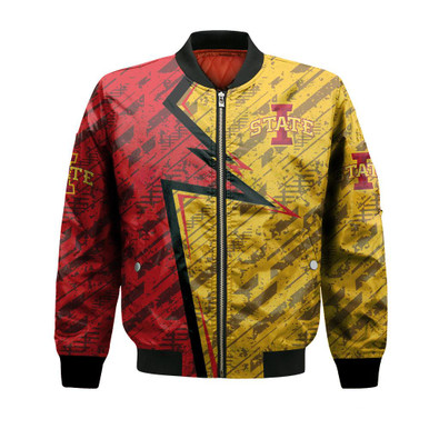 Iowa State Cyclones Bomber Abstract Pattern Sport- NCAA