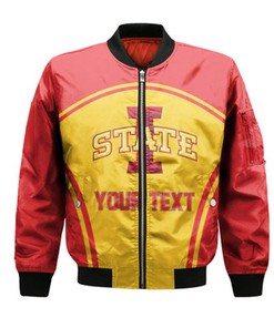 Iowa State Cyclones Bomber Curve Style Sport- NCAA