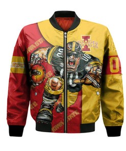 Iowa State Cyclones Bomber Jacket Football Go On - NCAA