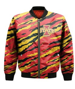 Iowa State Cyclones Bomber Jacket Sport Style Keep Go On - NCAA