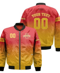 Iowa State Cyclones Fadded Bomber Jacket - NCAA
