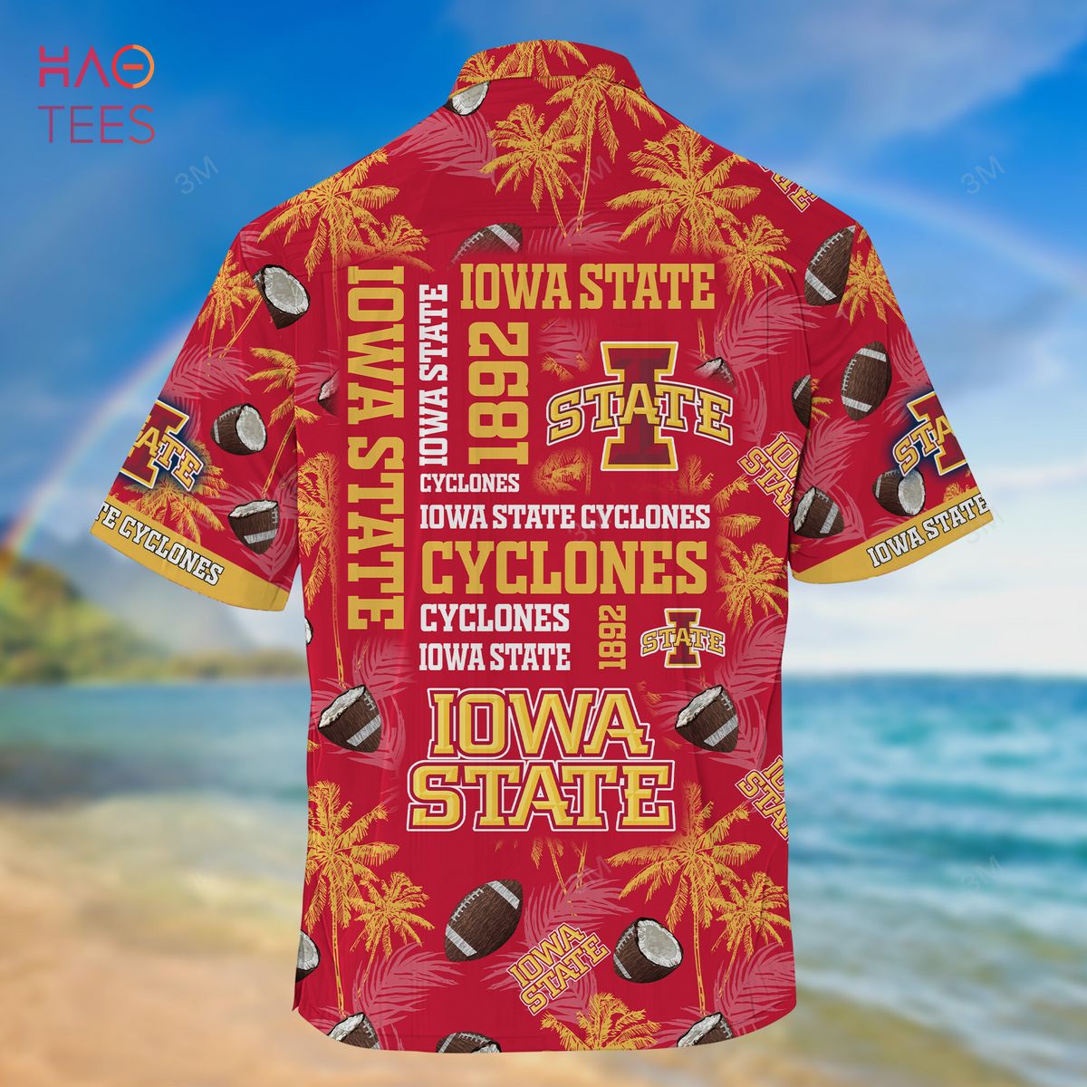 Iowa State Cyclones Hawaiian Shirt, New Gift for Summer